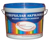 Краска "RESPECT" акриловая супербелая